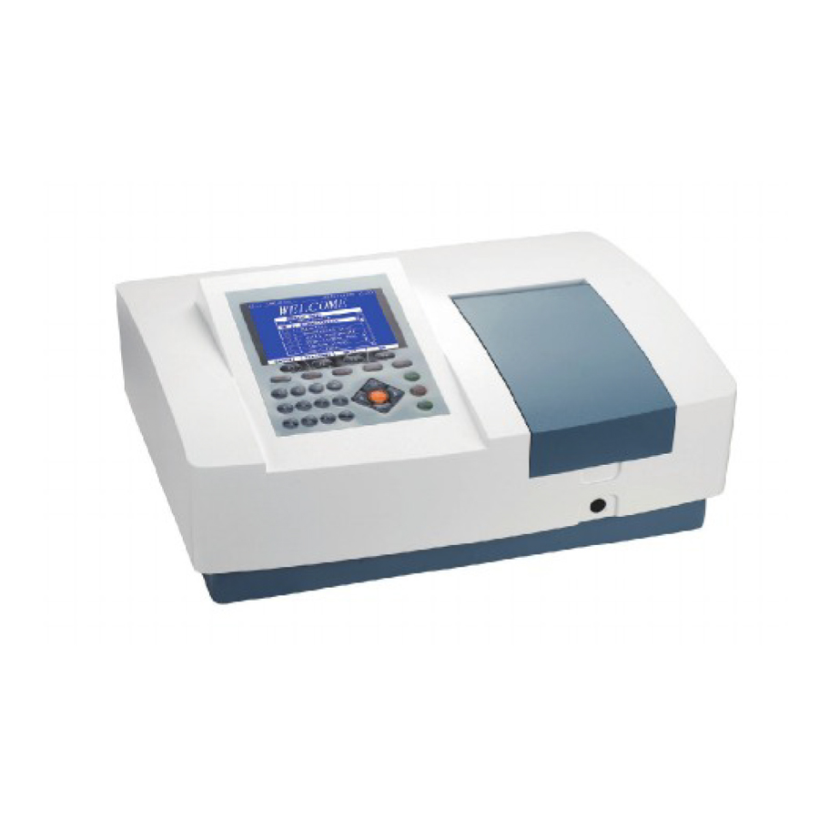 1800 Series Single Beam Spectrophotometer